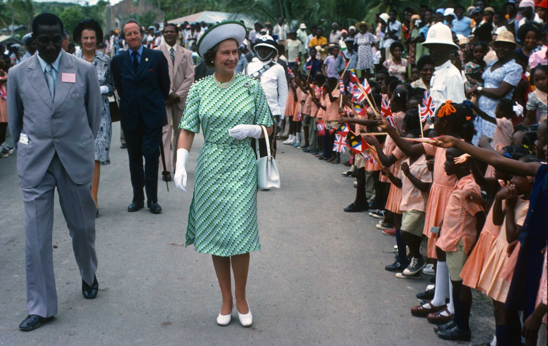 Queen Elizabeth in Barbados